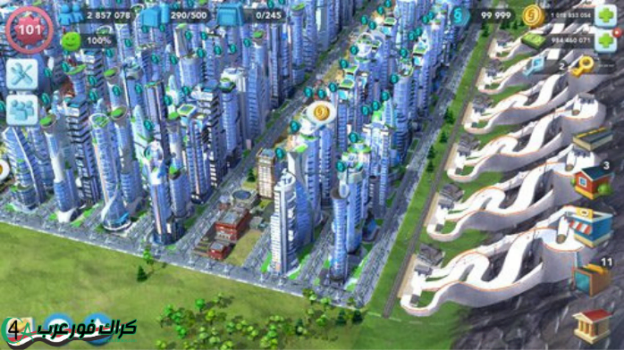 تحميل لعبة SimCity مهكرة من ميديا فاير